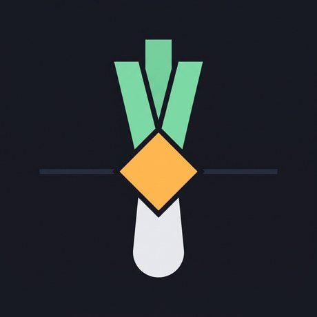 The Negi mark: a leek with a keyframe diamond on it